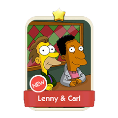 Lenny & Carl - Monopoly Go stickers (The Simpson Album) - Image 1