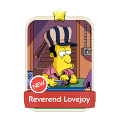 Reverend Lovejoy - Monopoly Go stickers (The Simpson Album) - Image 1