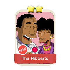 The Hibberts - Monopoly Go stickers (The Simpson Album) - Image 1