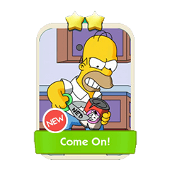 Come On! - Monopoly Go stickers (The Simpson Album) - Image 1