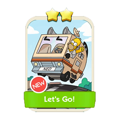 Let's Go! - Monopoly Go stickers (The Simpson Album) - Image 1