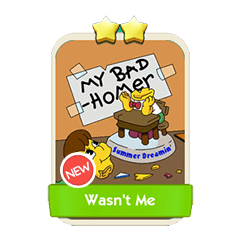 Wasn't Me - Monopoly Go stickers (The Simpson Album) - Image 1