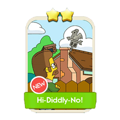 Hi-Diddly-No! - Monopoly Go stickers (The Simpson Album) - Image 1
