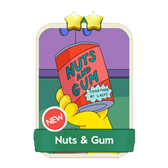 Nuts & Gum - Monopoly Go stickers (The Simpson Album) - Image 1
