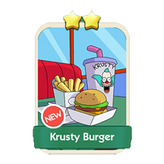 Krusty Burger - Monopoly Go stickers (The Simpson Album) - Image 1