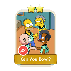 Can You Bowl - Monopoly Go stickers (The Simpson Album) - Image 1
