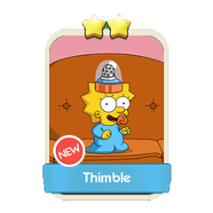 Thimble - Monopoly Go stickers (The Simpson Album) - Image 1