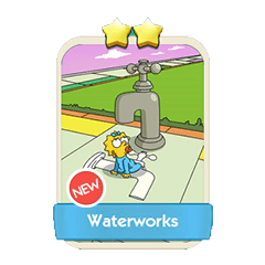 Waterworks - Monopoly Go stickers (The Simpson Album) - Image 1