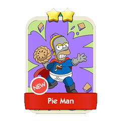 Pie Man - Monopoly Go stickers (The Simpson Album) - Image 1