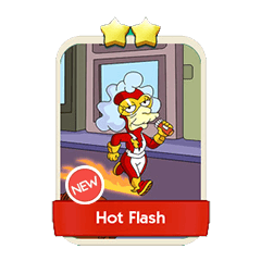 Hot Flash - Monopoly Go stickers (The Simpson Album) - Image 1