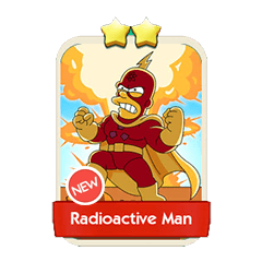 Radioactive Man - Monopoly Go stickers (The Simpson Album) - Image 1