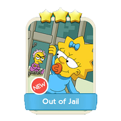 Out of Jail - Monopoly Go stickers (The Simpson Album) - Image 1