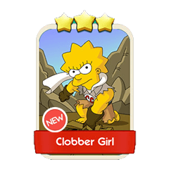 Clobber Girl - Monopoly Go stickers (The Simpson Album) - Image 1