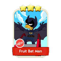Fruit Bat Man - Monopoly Go stickers (The Simpson Album) - Image 1