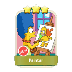 Painter - Monopoly Go stickers (The Simpson Album) - Image 1