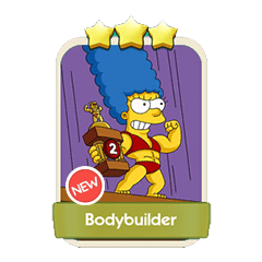 Bodybuilder - Monopoly Go stickers (The Simpson Album) - Image 1