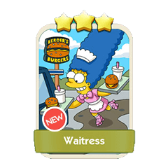Waitress - Monopoly Go stickers (The Simpson Album) - Image 1