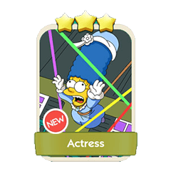 Actress - Monopoly Go stickers (The Simpson Album) - Image 1