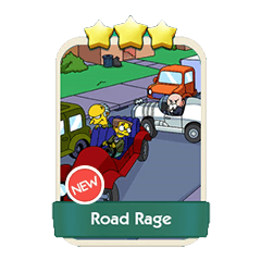 Road Rage - Monopoly Go stickers (The Simpson Album) - Image 1