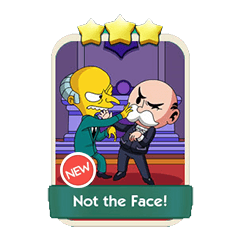 Not the Face! - Monopoly Go stickers (The Simpson Album) - Image 1