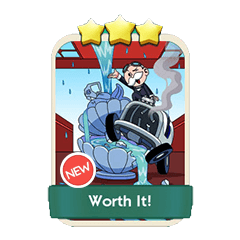 Worth It! - Monopoly Go stickers (The Simpson Album) - Image 1