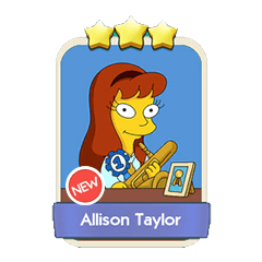 Allison Taylor - Monopoly Go stickers (The Simpson Album) - Image 1