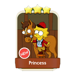 Princess - Monopoly Go stickers (The Simpson Album) - Image 1