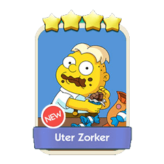 Uter Zorker - Monopoly Go stickers (The Simpson Album) - Image 1