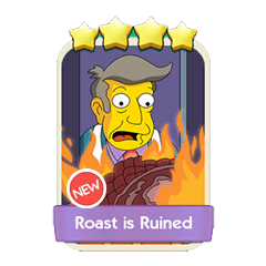 Roast is Ruined - Monopoly Go stickers (The Simpson Album) - Image 1