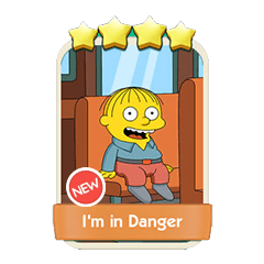 I'm in Danger - Monopoly Go stickers (The Simpson Album) - Image 1