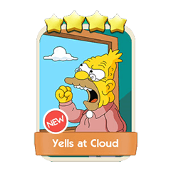 Yells at Cloud - Monopoly Go stickers (The Simpson Album) - Image 1
