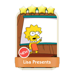 Lisa Presents - Monopoly Go stickers (The Simpson Album) - Image 1