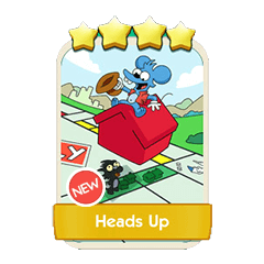 Heads Up - Monopoly Go stickers (The Simpson Album) - Image 1