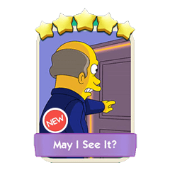 May I See It - Monopoly Go stickers (The Simpson Album) - Image 1