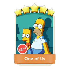 One of Us - Monopoly Go stickers (The Simpson Album) - Image 1