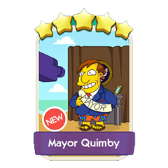 Mayor Quimby - Monopoly Go stickers (The Simpson Album) - Image 1
