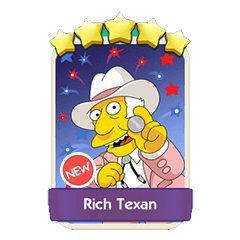 Rich Texan - Monopoly Go stickers (The Simpson Album) - Image 1