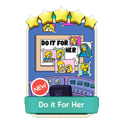 Do it For Her - Monopoly Go stickers (The Simpson Album) - Image 1
