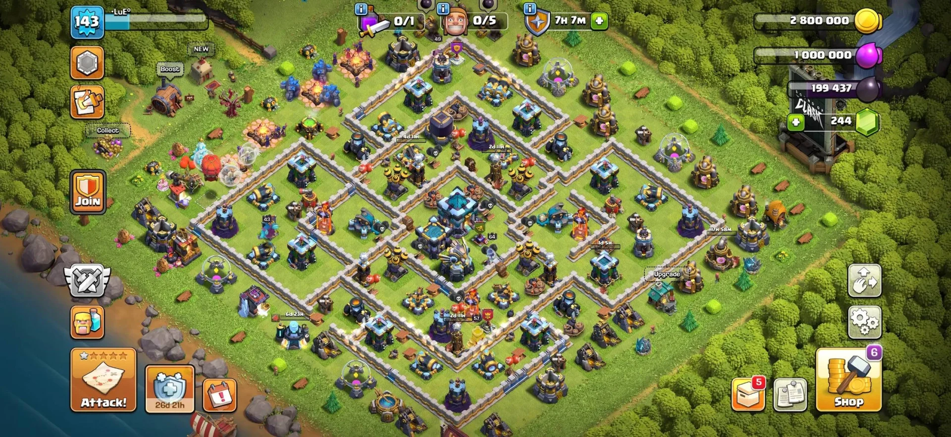 ✨🌸 TH13 • BK 57 • AQ 64 • MP 43 • GW 49 • RC 22 • 1000 NC • 290+ CWL Medals • 3 Skins 🌸✨ - Image 1