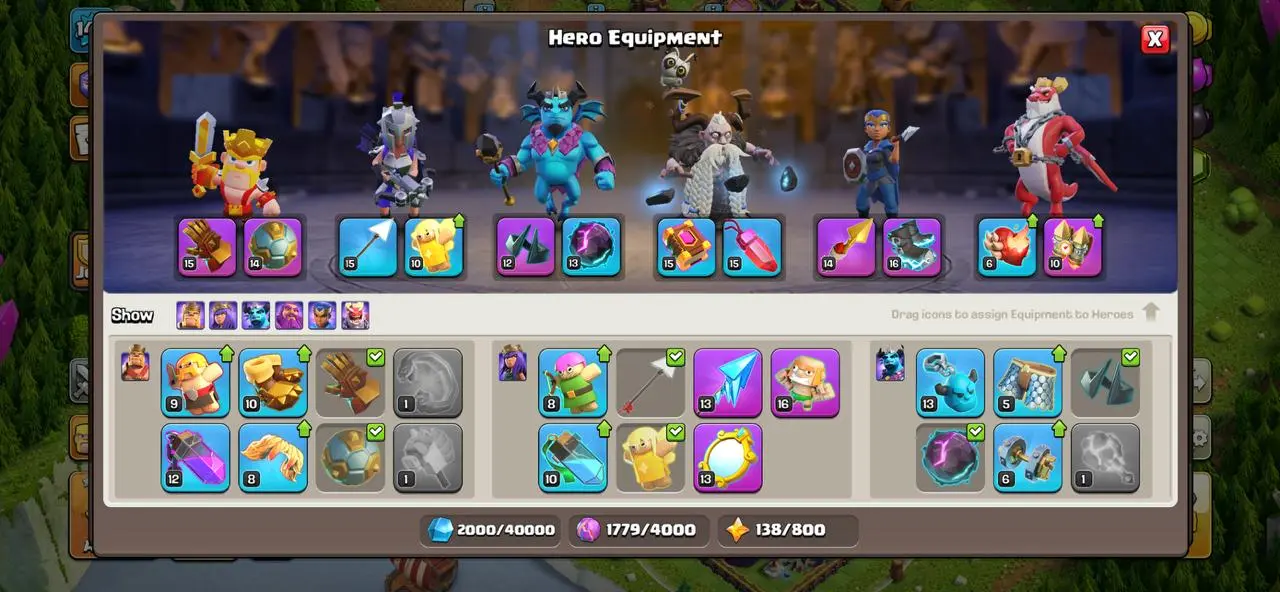✨🌸 TH15 War Ready • BK 67 • AQ 70 • PM 50 • GW 40 • RC 31 • DD 7 • Full Hero Equipment • XP 147 🌸✨ - Image 5