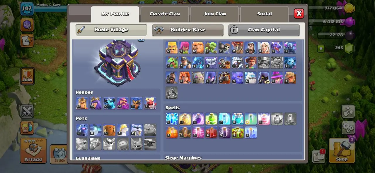 ✨🌸 TH15 War Ready • BK 67 • AQ 70 • PM 50 • GW 40 • RC 31 • DD 7 • Full Hero Equipment • XP 147 🌸✨ - Image 3