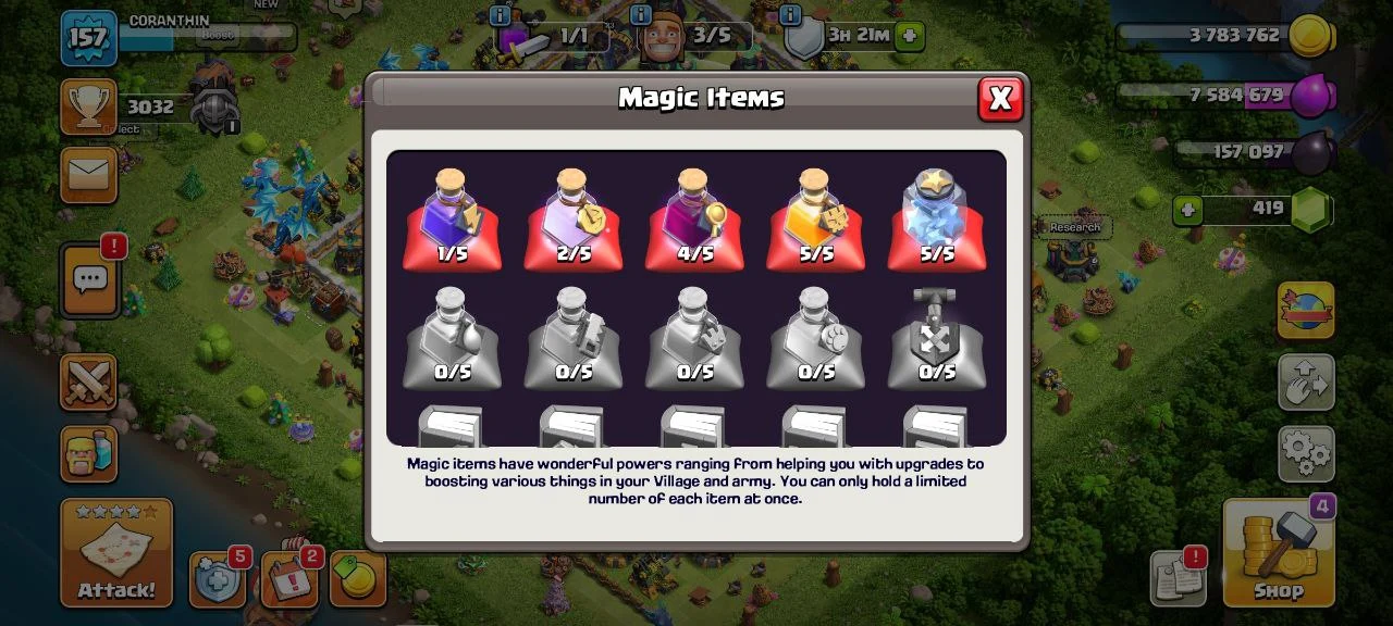 ✨🌸 TH14 • BK 60 • AQ 54 • MP 49 • GW 41 • RC 23 • BH10 • Magic Items • Name Change Ready • XP 157 🌸✨ - Image 9