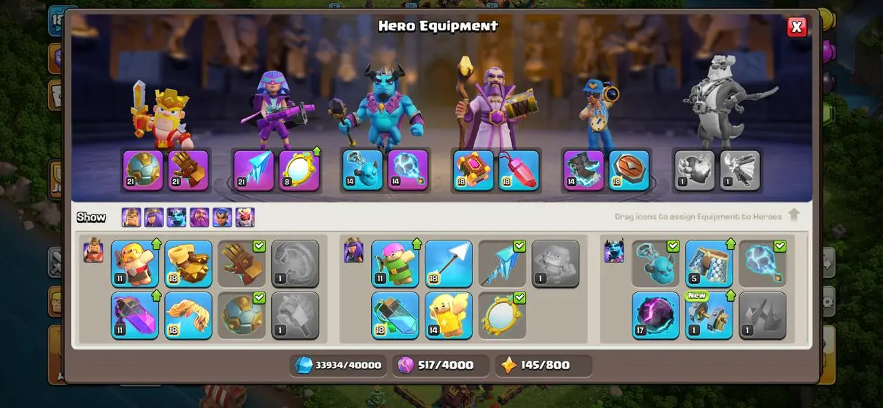 ✨🌸 TH14 Full Max Wall • BK 85 • AQ 85 • PM 60 • GW 60 • RC 30 • Max Walls • Max Defence • XP 188 🌸✨ - Image 5