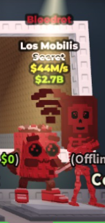 🩸 Los Mobilis | Bloodrot | SECRET 💎 | 44M/s | CHEAPEST ITEM 💸 | INSTANT DELIVERY ⚡ - Image