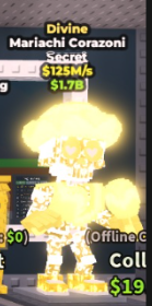 ✨ Mariachi Corazoni | Divine | SECRET 💎 | 125M/s | CHEAPEST ITEM 💸 | INSTANT DELIVERY ⚡ - Image