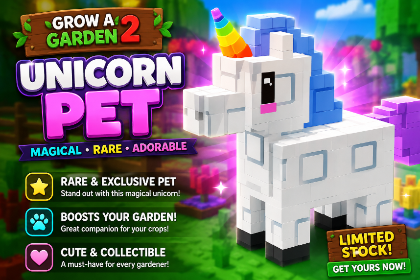 ✨ Unicorn x2 ✨ | Fast Delivery | Grow A Garden 2 | RIVARO - Image