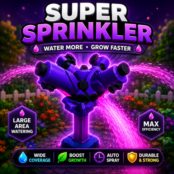 💜 Super Sprinkler x5 💜 | Fast Delivery | Grow A Garden 2 | RIVARO - Image