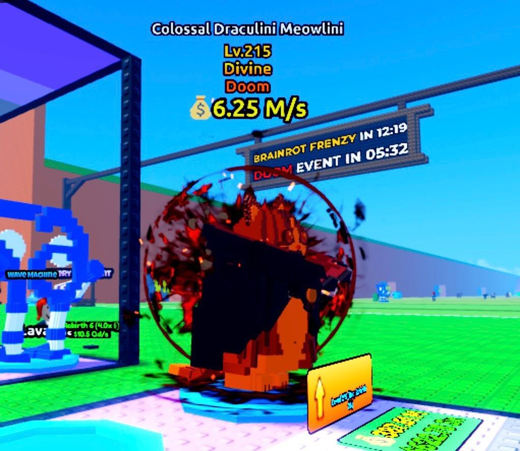 💎💚 Colossal Draculini Meowlini | Big Size Brainrot | Divine | 💎 Random Level and Mutation 💎 | CHEAPEST ITEM 💸 | INSTANT DELIVERY ⚡ - Image