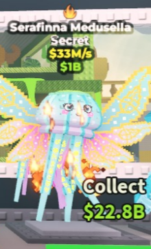 💎🐍 Serafinna Medusella | SECRET 💎 | 1 Trait | $33M/s | CHEAPEST ITEM 💸 | INSTANT DELIVERY ⚡ - Image