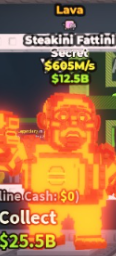 🌋 Steakini Fattini | Lava | SECRET 💎 | 1 Trait | 605M/s | TOP-TIER ITEM | CHEAPEST ITEM 💸 | INSTANT DELIVERY ⚡ - Image